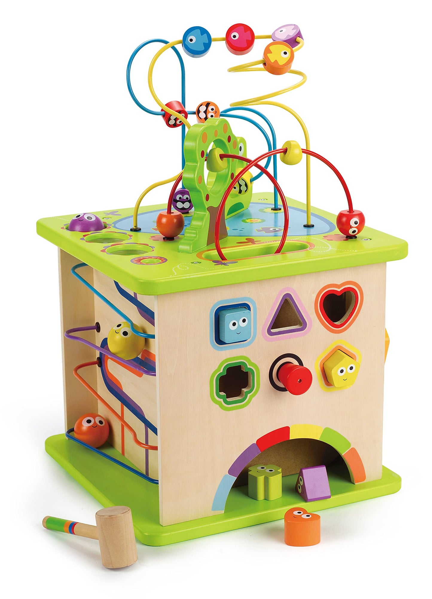 Country Critters Wooden Activity Play Cube by Hape
